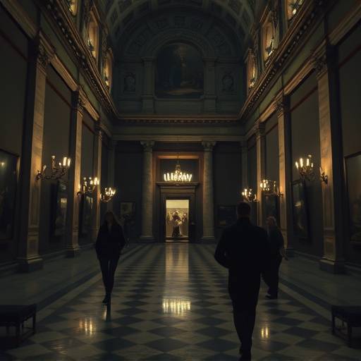 Fotogramma del documentario 'Uffizi Segreti' con colonna sonora realizzata da La Bottega Digitale